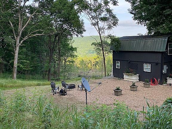 starts just south of cabin