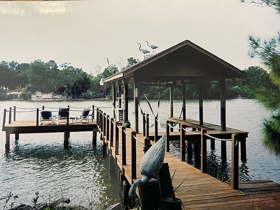 Dock with boat lift