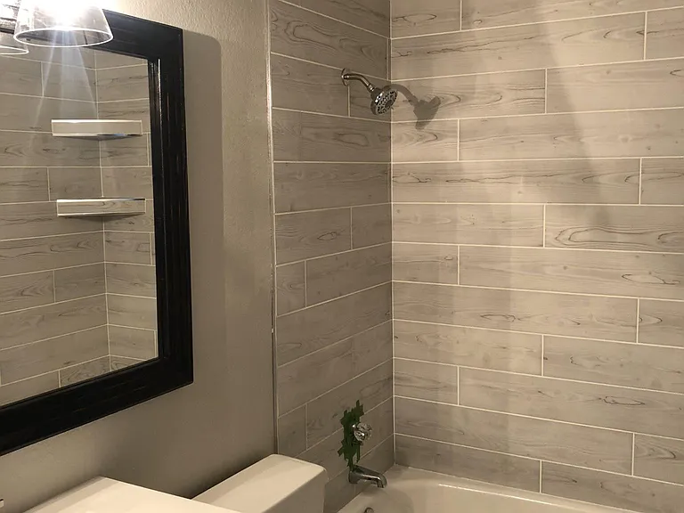 Newly renovated bathroom