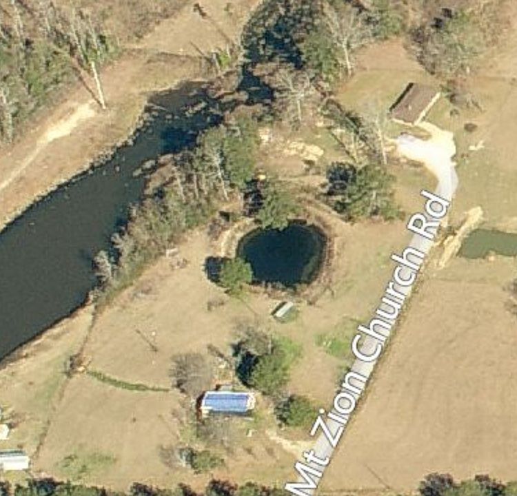 Air view of property before 
