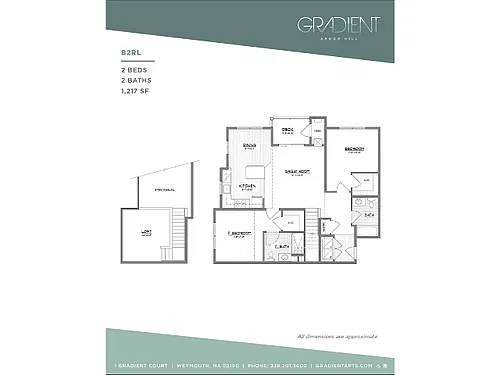 Floor plan B2RL with Loft