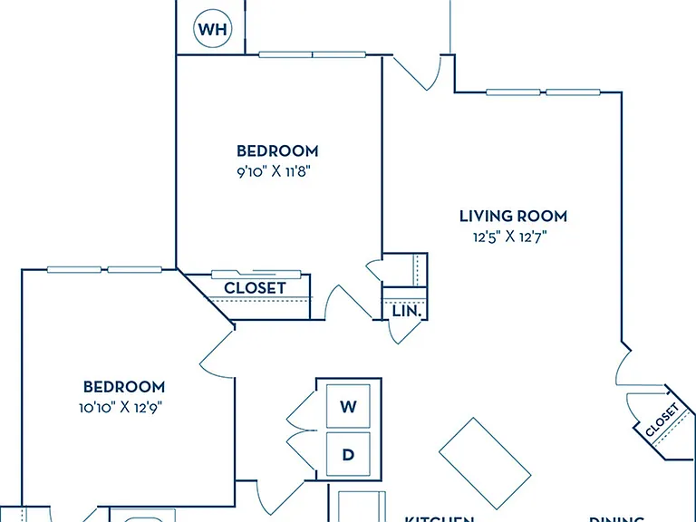 2 Bedroom | 1 Bath | 935 SF | Renovated 2 Bedroom | 1 Bath | 935 SF | Renovated