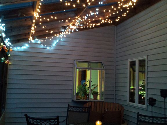 Back porch ambiance