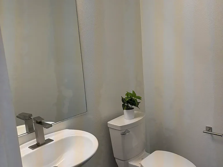 Downstairs half bath