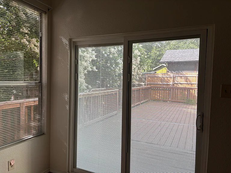 View on deck from master bedroom