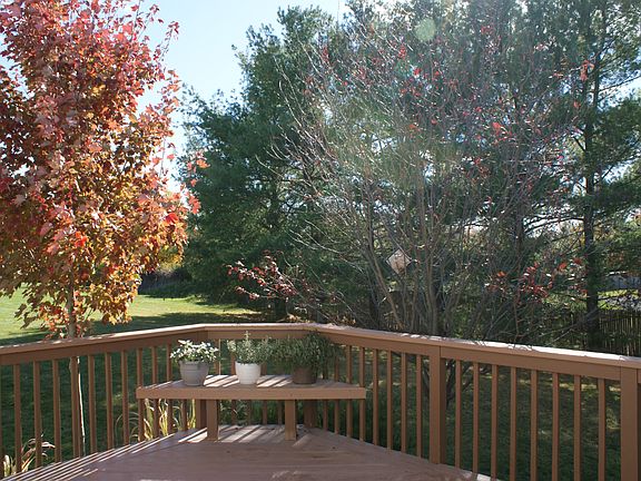 Deck overlooks open space