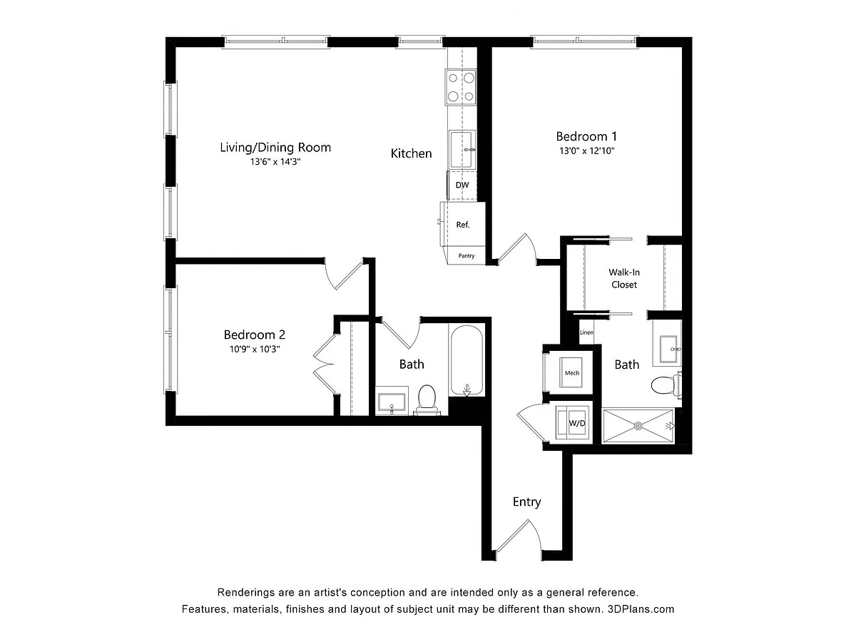 Floor plan B3 311 Collection