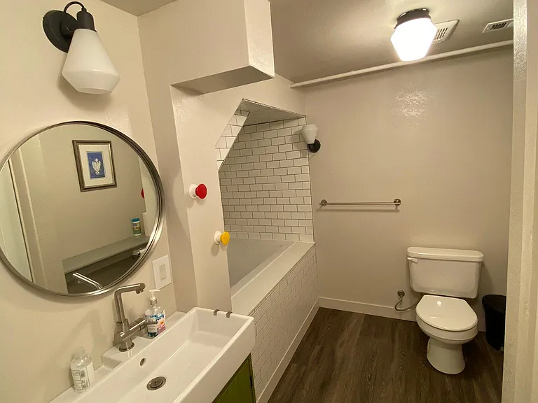 Basement bathroom