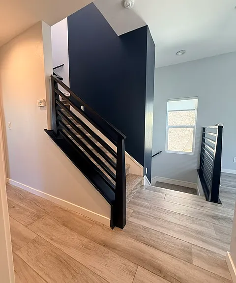 Staircase to third floor