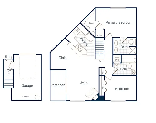 Floor plan Bordeaux / Top Floor