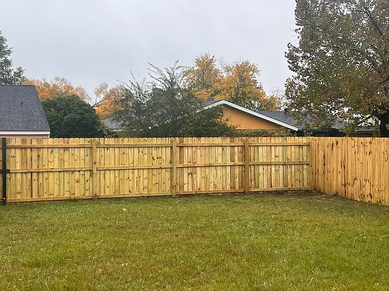 New fence built in 2023