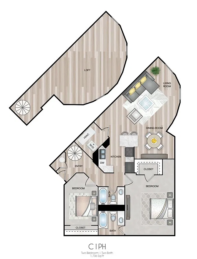 Floor plan C1 PH