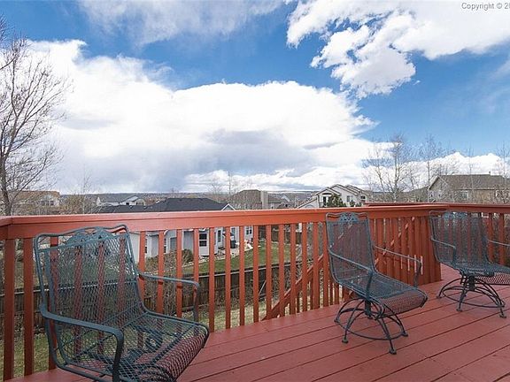 The breakfast nook walks out to the new 17X10 deck with fabulous views.