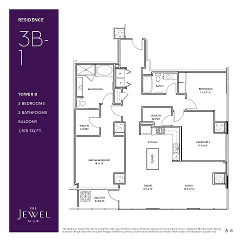 Floor plan 3B-1