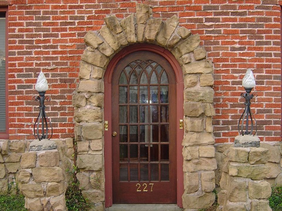 Front door of the building