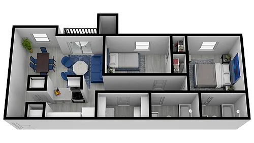Floor plan Peach Pine