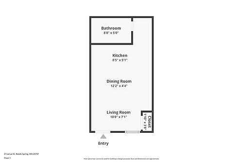 Floor plan Studio