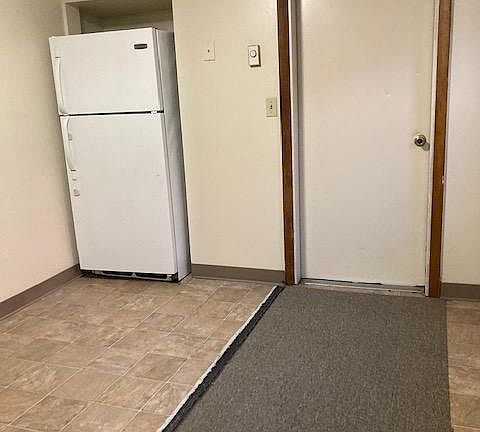 Kitchen and back door to stairwell
