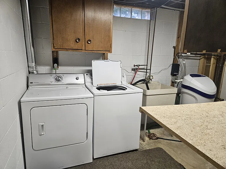 Laundry room in lower level
