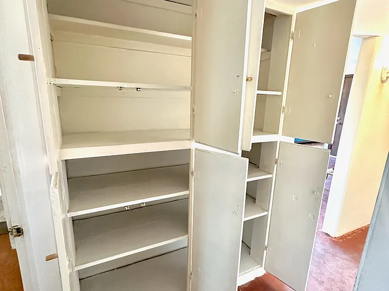 lots of storage in hallway cabinets