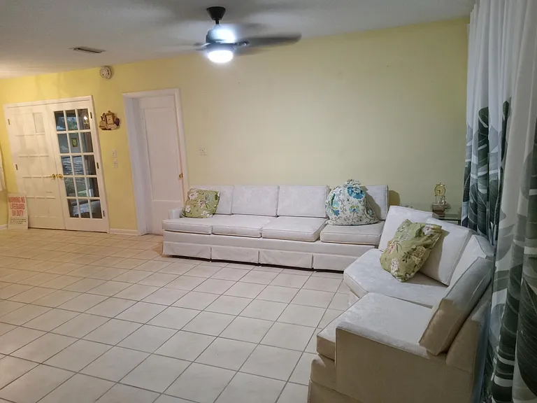 French doors to the left going into dining room.