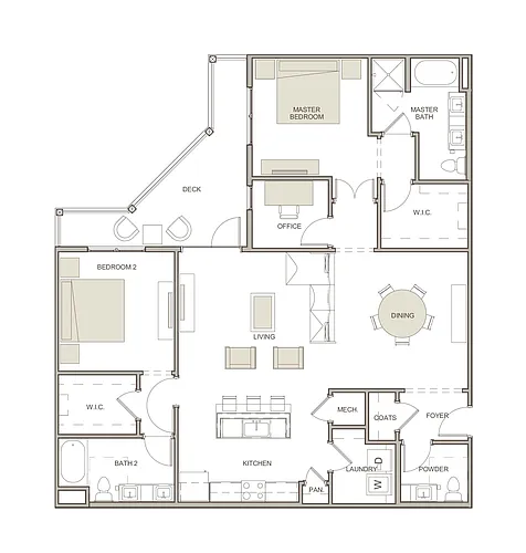 Floor plan B2A