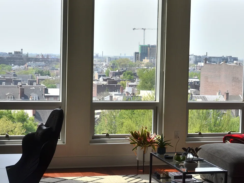 Living Room. Southern views