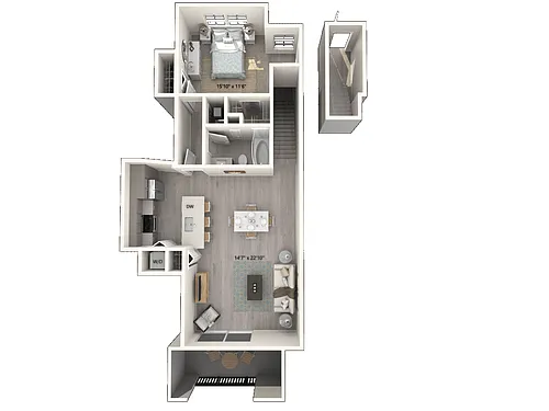 Floor plan A1E
