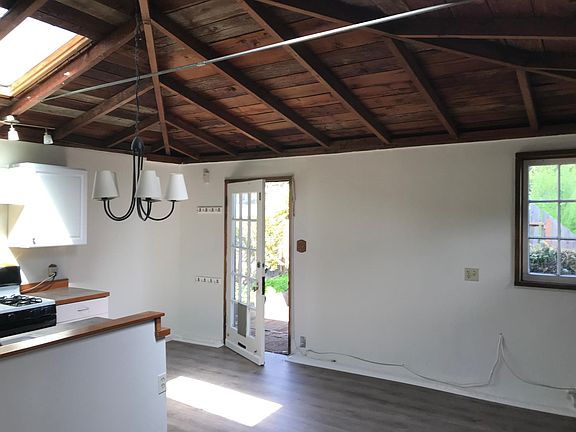 Patio door access from the kitchen.