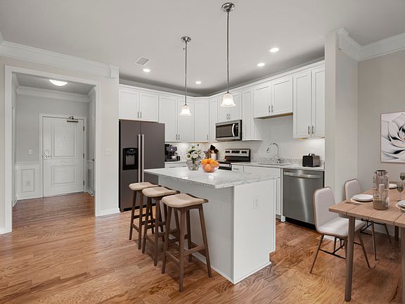 Spacious Kitchen Island
