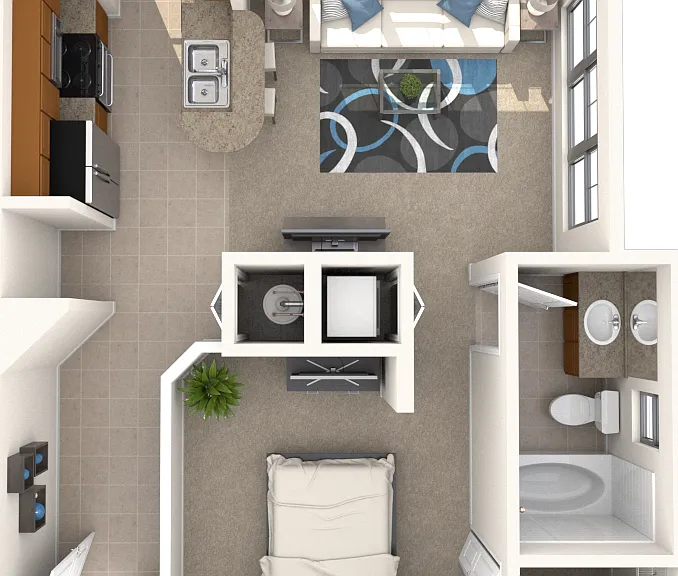 Captiva floor plan Aqua at Millenia