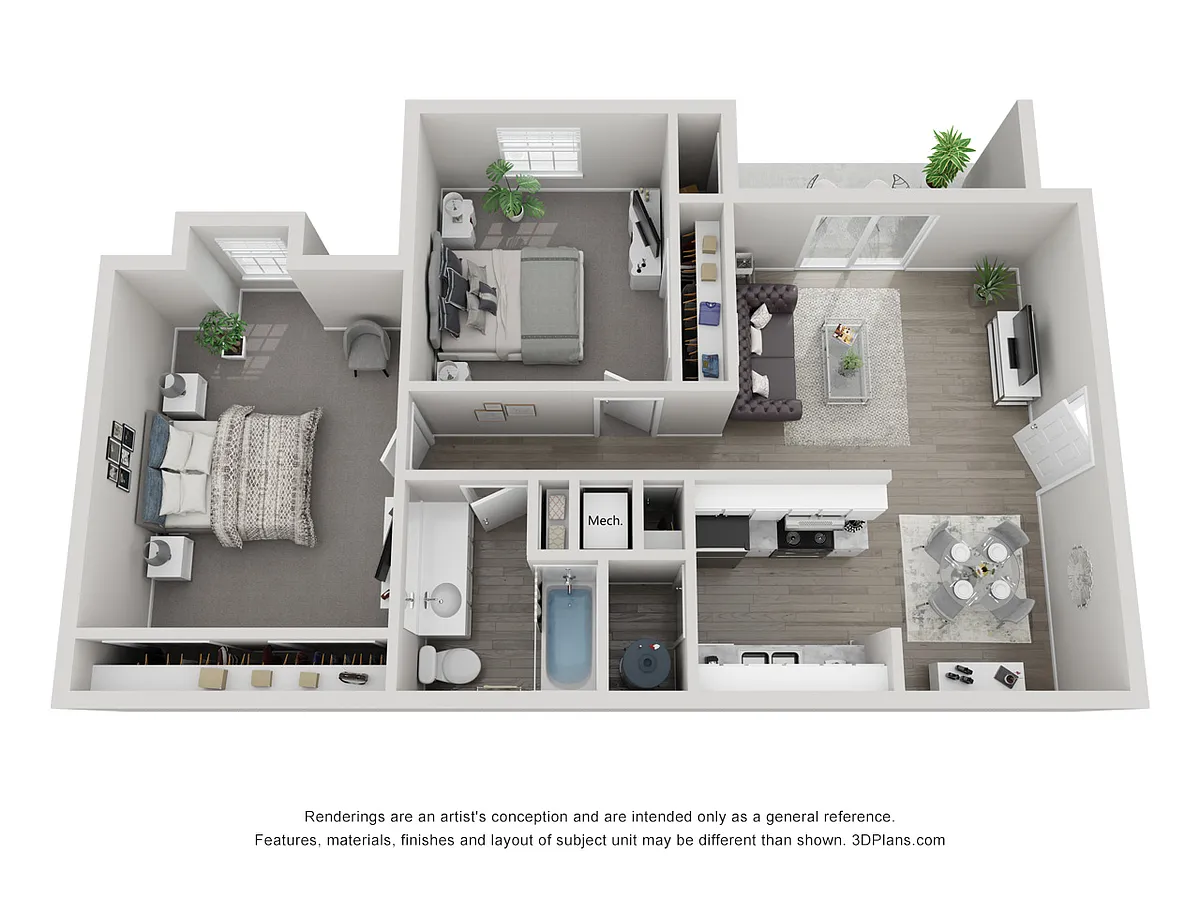 Floor plan 2X1 STANDARD