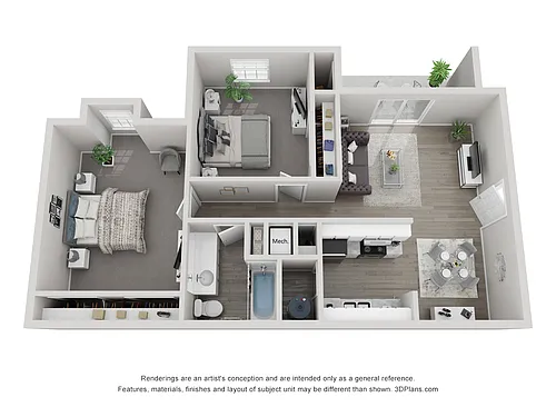 Floor plan 2X1 SEMI