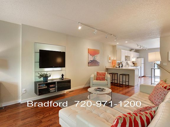 Living room and open kitchen