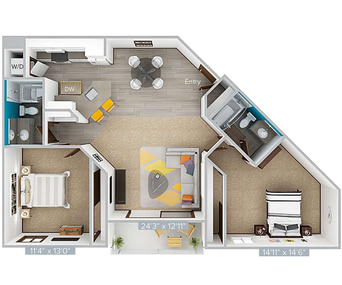 Floor plan Furnished-f-978