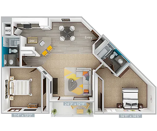 Floor plan Furnished-f-978