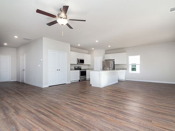 Spacious entertainment area in the Avery