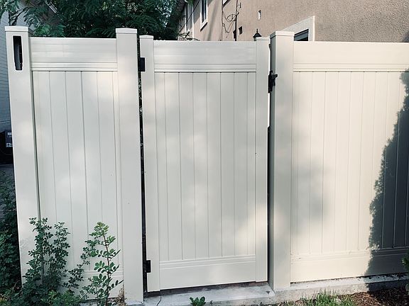 patio gate; easy for bikes, ect.