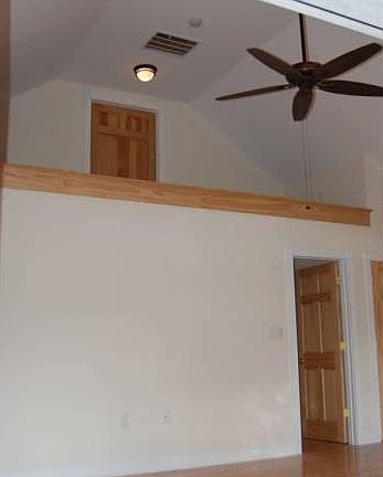 Loft in bedroom