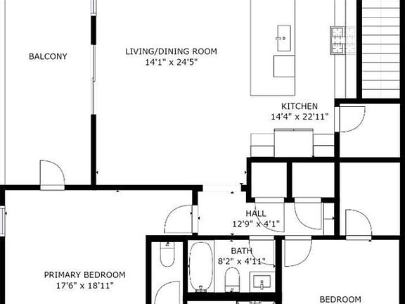 Floor plan of the main floor