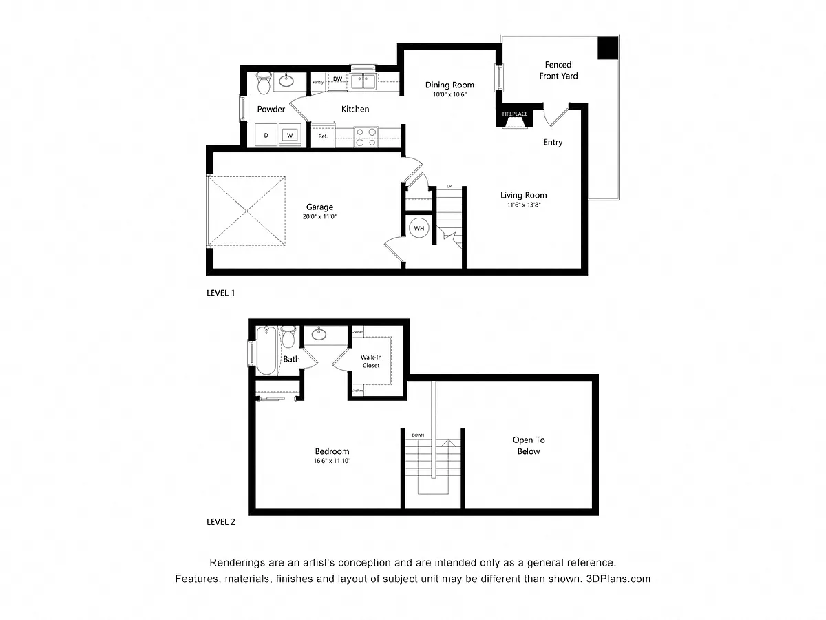 Floor plan Hubbard