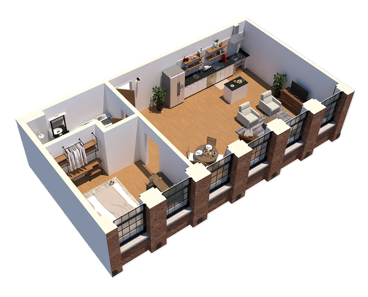 Floor plan 1C