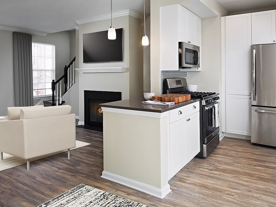 Kitchen, Living, and Dining Area