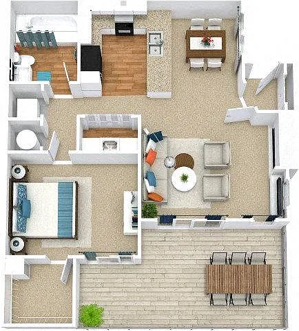 Floor plan Woodlake