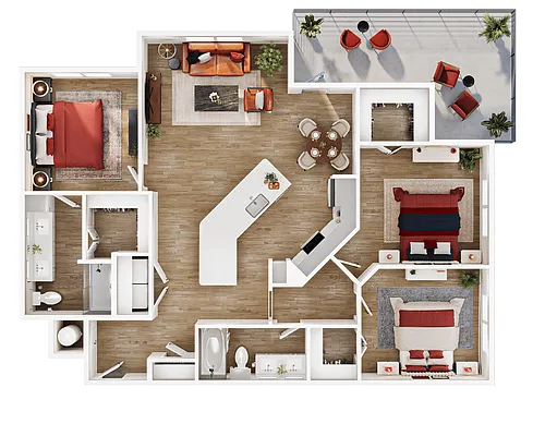 Floor plan C1-2