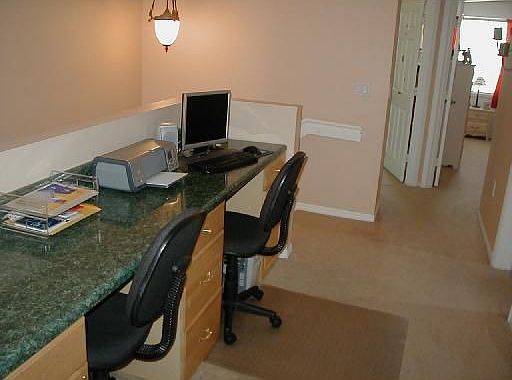 Built in Office loft area