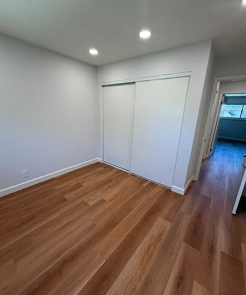 Upper level bedroom closet.