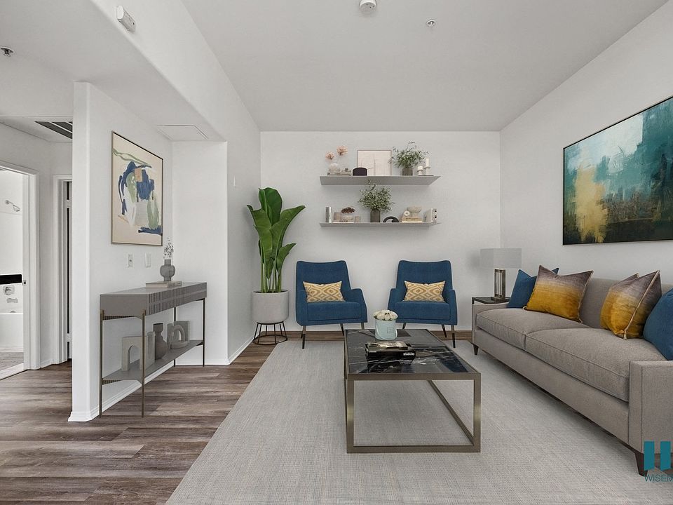 Large-Size Living Room with Hall Bathroom