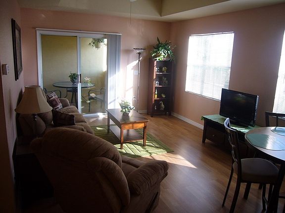 Living room with patio