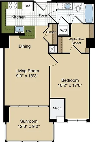 Floor plan Kipling